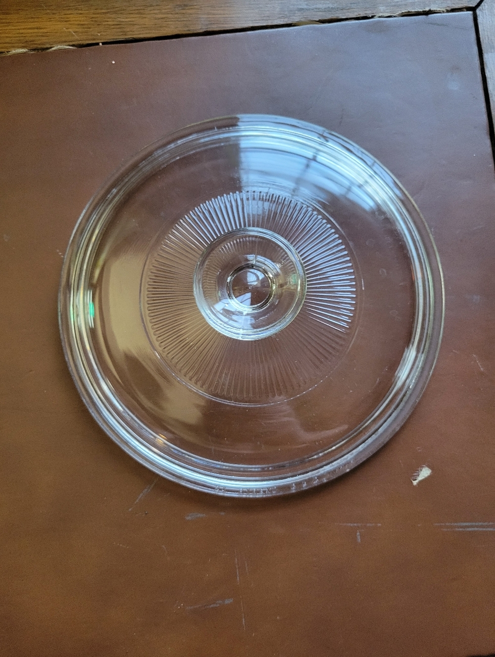 Pyrex Round Clear Glass G-5-C Corning Ware Replacement Lid Round Knob 7 Inch